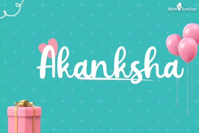 Akanksha Birthday Wallpaper