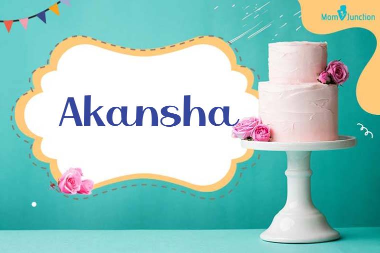 Akansha Birthday Wallpaper