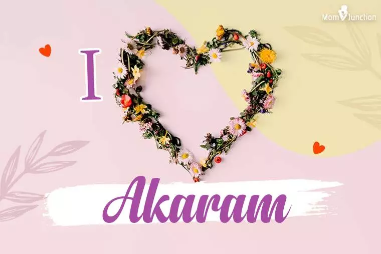 I Love Akaram Wallpaper