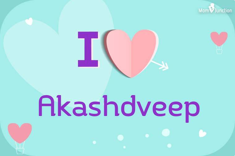 I Love Akashdveep Wallpaper