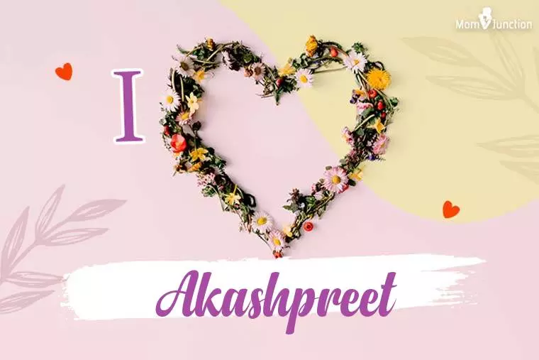 I Love Akashpreet Wallpaper