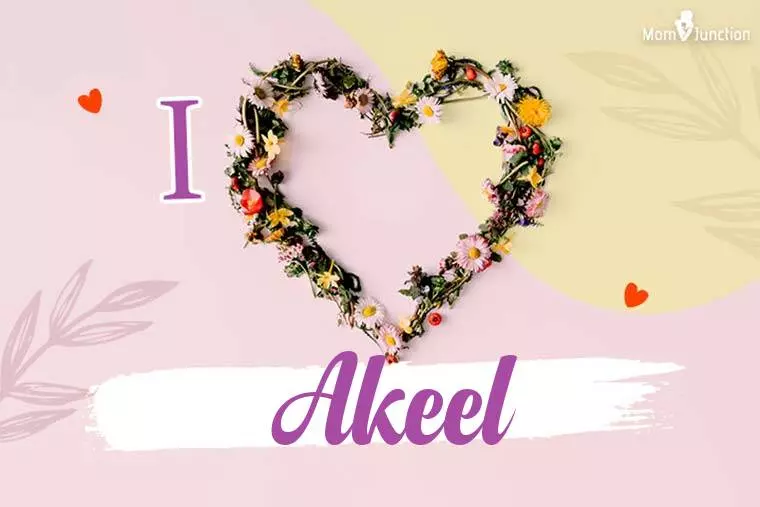 I Love Akeel Wallpaper