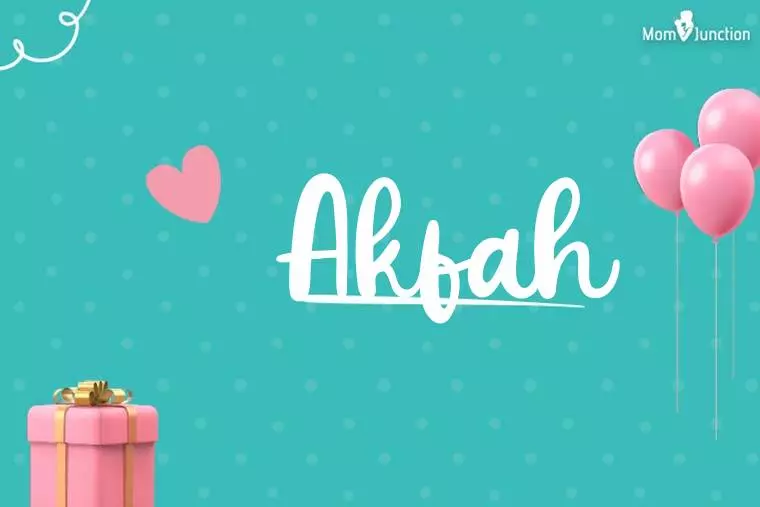 Akfah Birthday Wallpaper