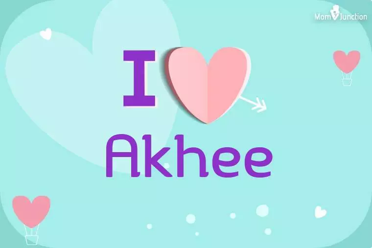 I Love Akhee Wallpaper