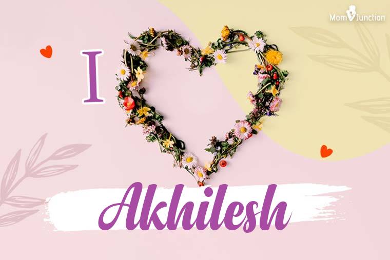 I Love Akhilesh Wallpaper