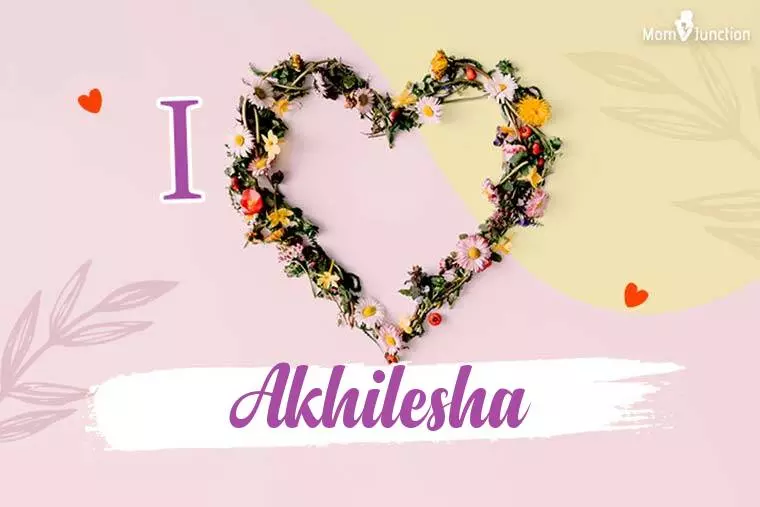 I Love Akhilesha Wallpaper