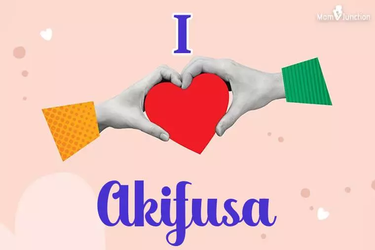 I Love Akifusa Wallpaper