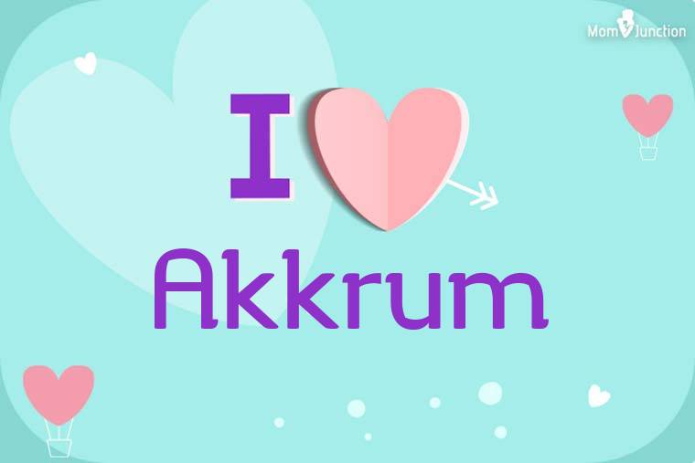 I Love Akkrum Wallpaper