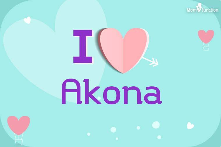 I Love Akona Wallpaper