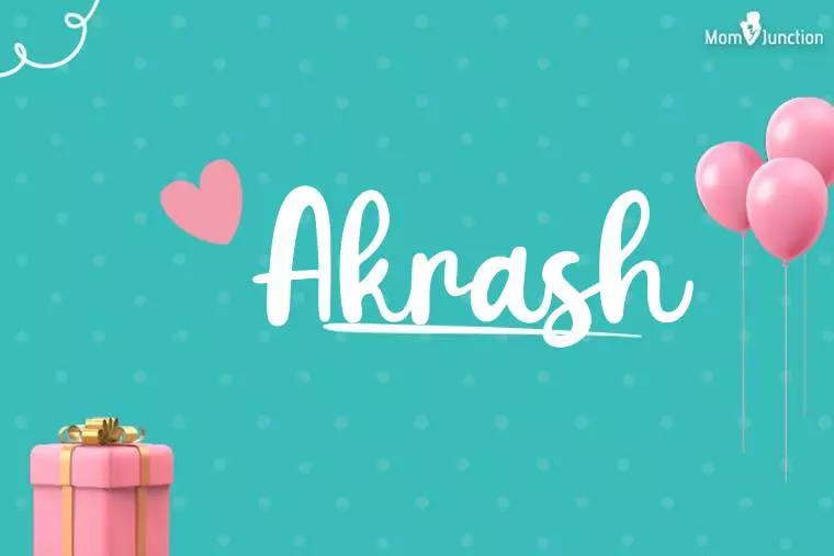 Akrash Birthday Wallpaper