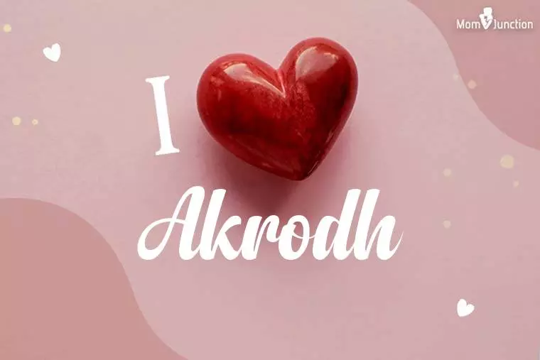 I Love Akrodh Wallpaper