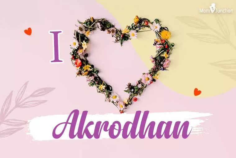 I Love Akrodhan Wallpaper