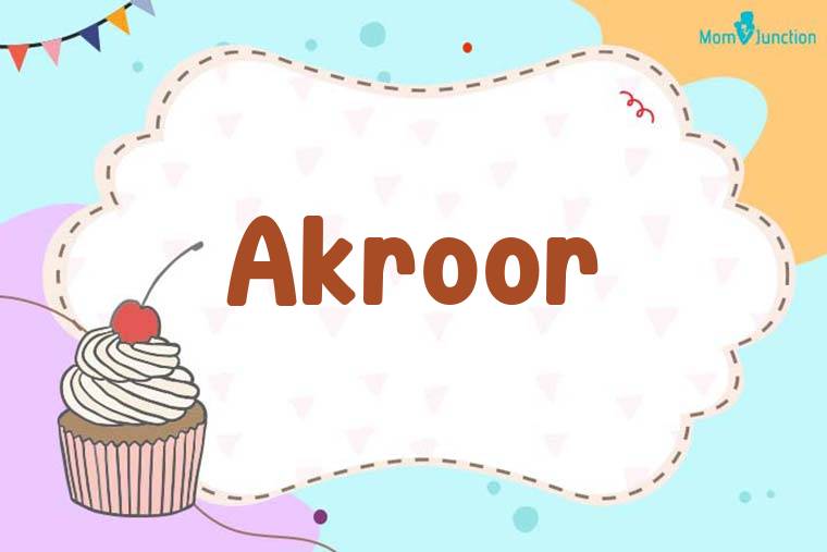 Akroor Birthday Wallpaper