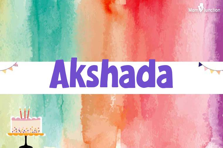 Akshada Birthday Wallpaper