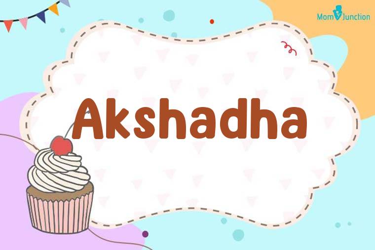 Akshadha Birthday Wallpaper