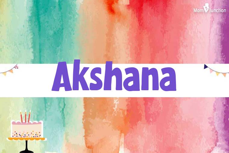 Akshana Birthday Wallpaper