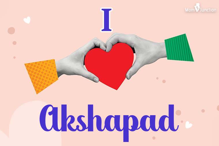 I Love Akshapad Wallpaper