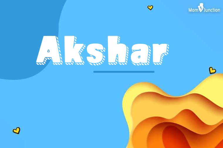 Akshar 3D Wallpaper