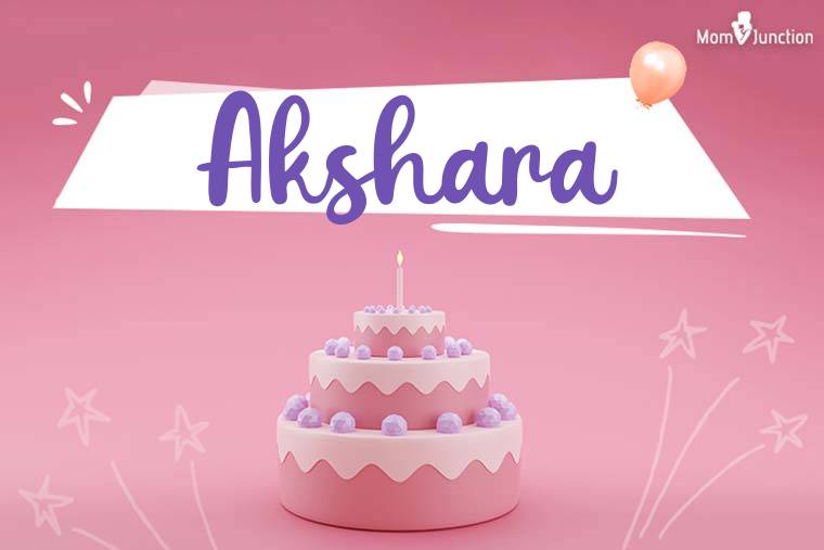Akshara Birthday Wallpaper
