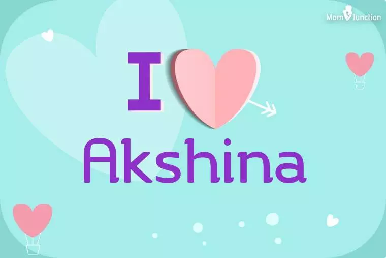 I Love Akshina Wallpaper