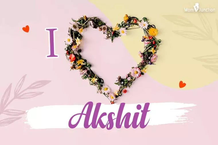 I Love Akshit Wallpaper