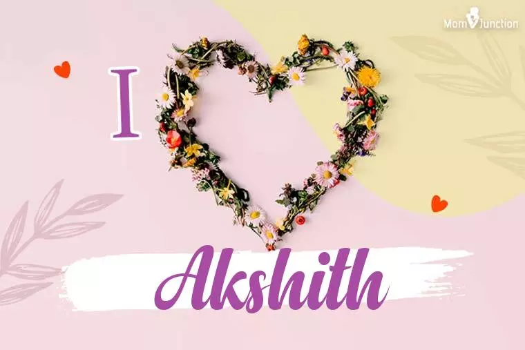 I Love Akshith Wallpaper