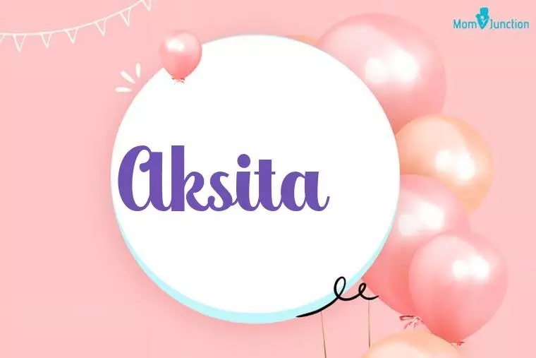 Aksita Birthday Wallpaper