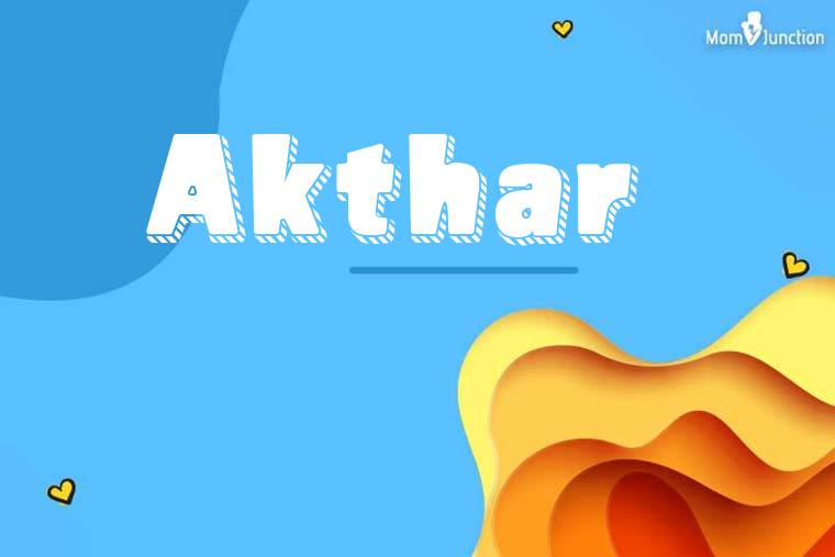 Akthar 3D Wallpaper