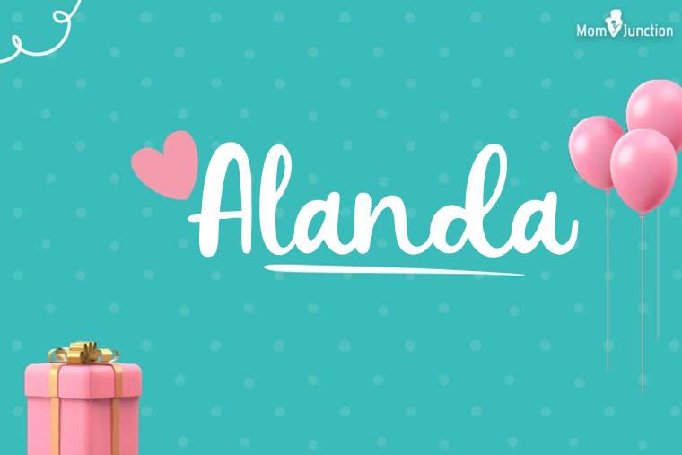 Alanda Birthday Wallpaper