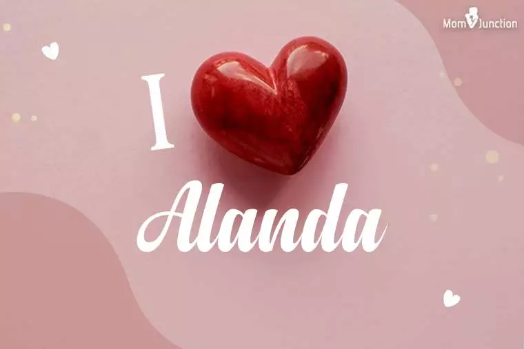 I Love Alanda Wallpaper