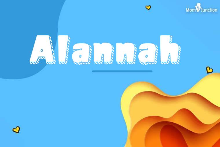 Alannah 3D Wallpaper