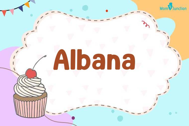 Albana Birthday Wallpaper