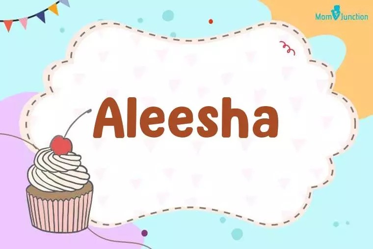 Aleesha Birthday Wallpaper