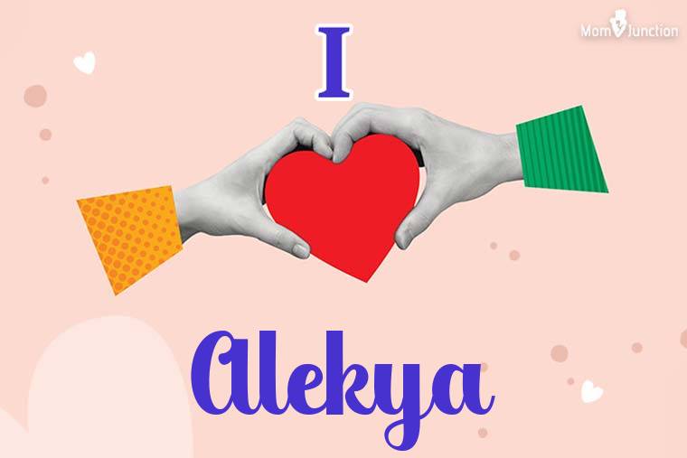 I Love Alekya Wallpaper