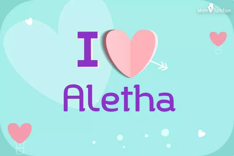 I Love Aletha Wallpaper