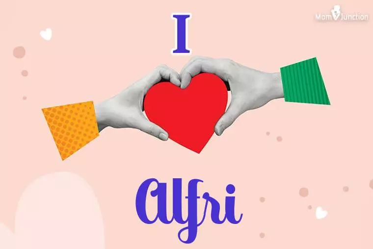 I Love Alfri Wallpaper