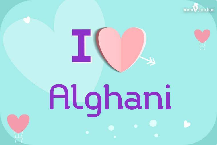 I Love Alghani Wallpaper