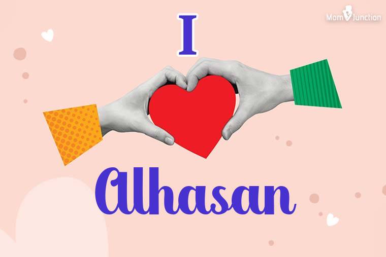 I Love Alhasan Wallpaper