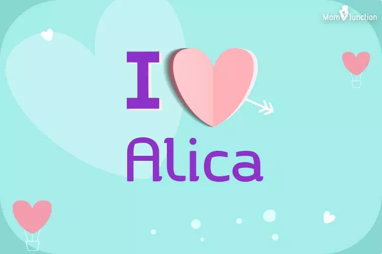 I Love Alica Wallpaper