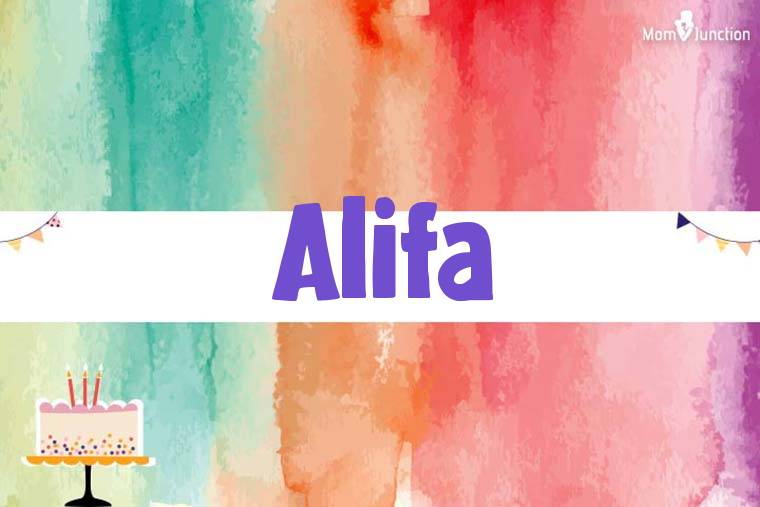 Alifa Birthday Wallpaper