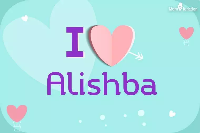 I Love Alishba Wallpaper