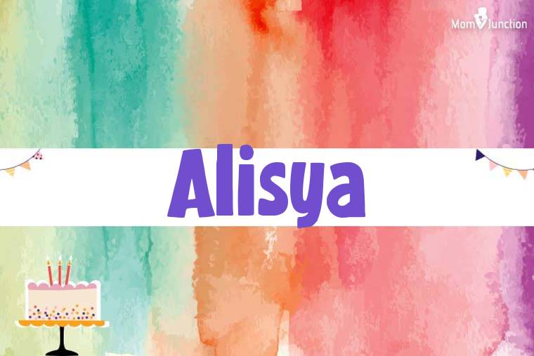 Alisya Birthday Wallpaper