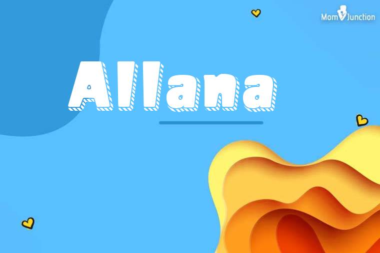Allana 3D Wallpaper