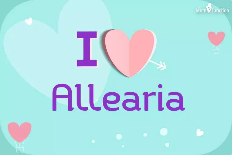 I Love Allearia Wallpaper