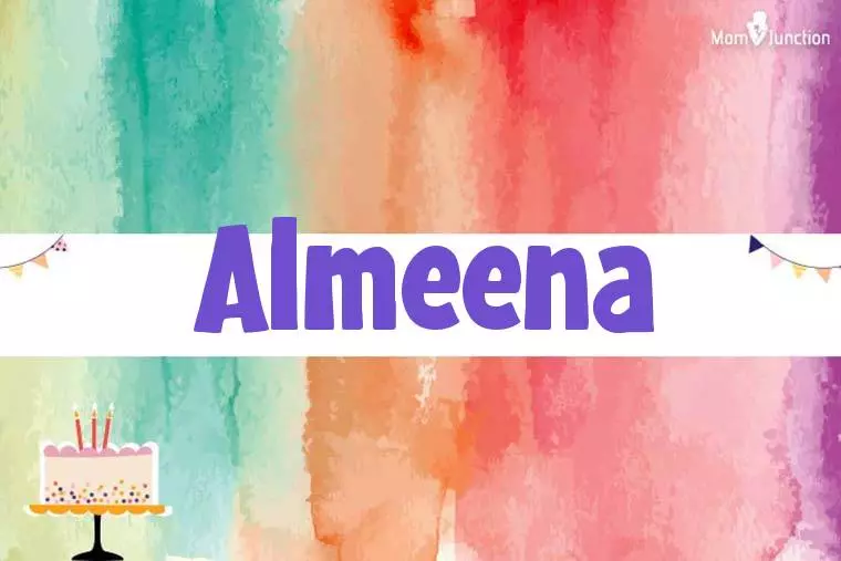 Almeena Birthday Wallpaper