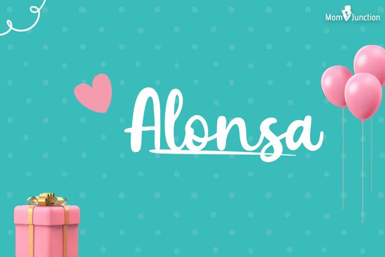 Alonsa Birthday Wallpaper