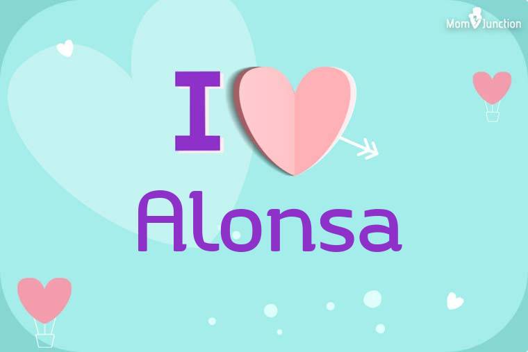 I Love Alonsa Wallpaper