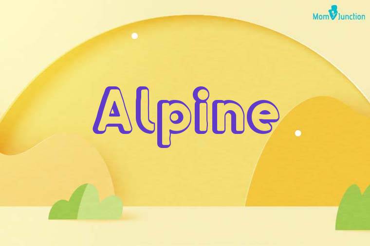 Alpine 3D Wallpaper