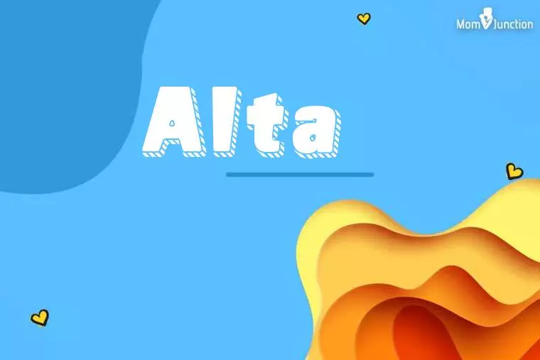 Alta 3D Wallpaper