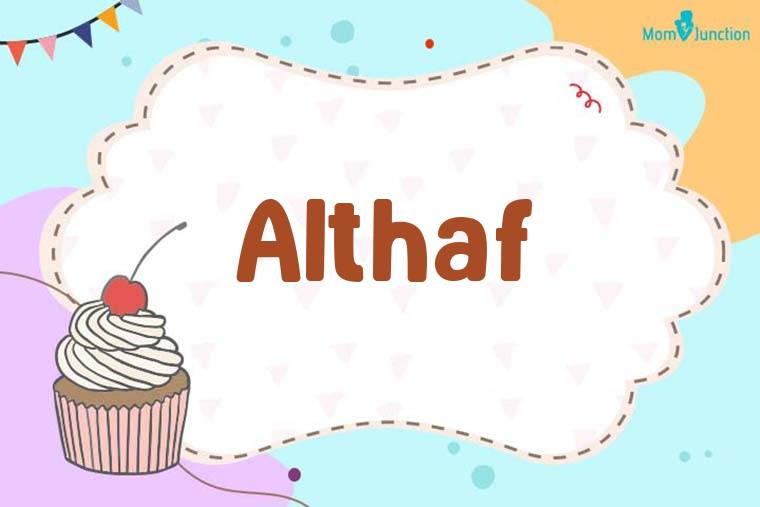 Althaf Birthday Wallpaper